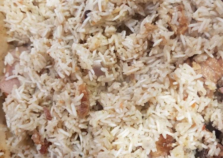 Recipe of Award-winning Coconut rice with dry fish