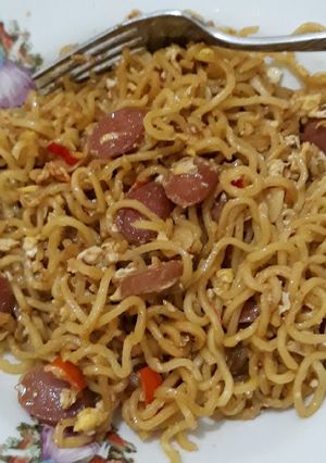 Foto resep Indomie Goreng Sosis