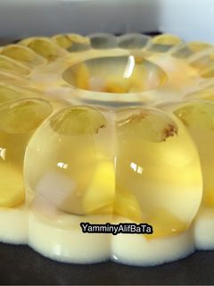 Foto resep Puding Susu Buah#PR_recookagarlebihjeli