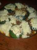 Stuffed Zucchini with Ground Beef and Rice