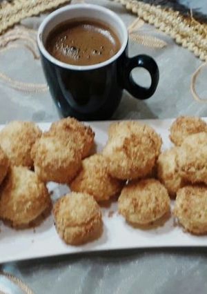 صورة لوصفة كرات جوز الهند