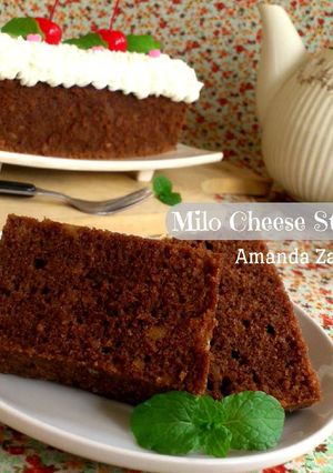 Foto resep Milo Cheese Steamed cake (So Simple)