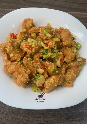 Foto resep Ayam Goreng Telur Asin