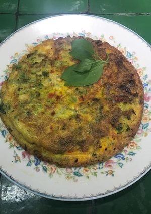 Una foto de Tortilla de brócoli 🥦
