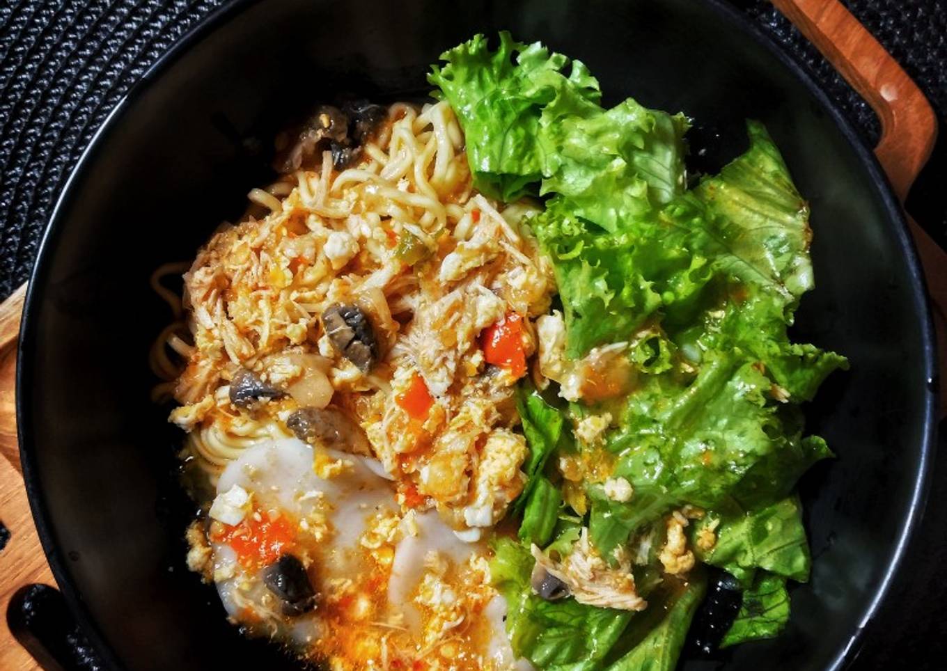 Seblak Mie Jamur Daging Ayam