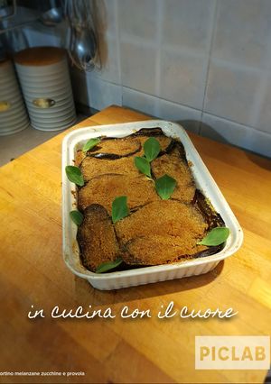 Foto di Tortino melanzane zucchine e provola