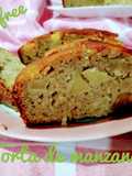 Torta de manzana con trigo sarraceno/ torta di mela con grano sa
