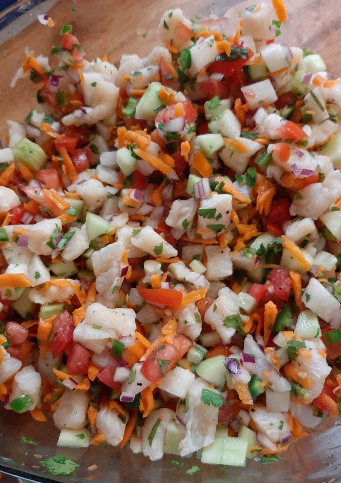 Una foto de Ceviche de pescado