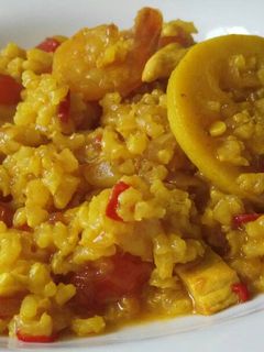 Una foto de Arroz caldoso fácil y sabroso