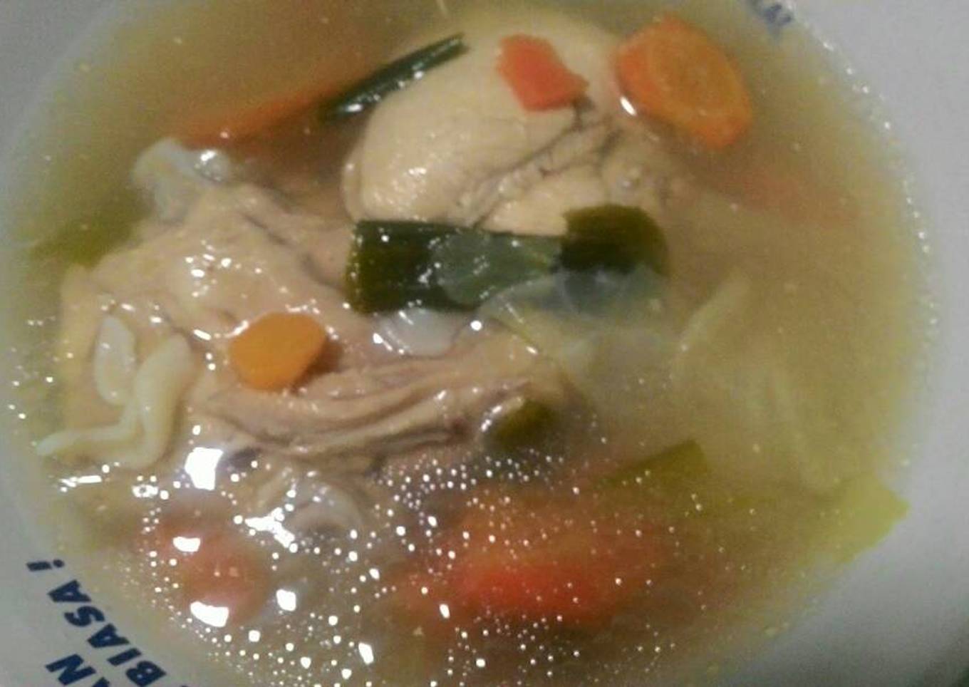 Langkah Mudah untuk Menyiapkan Sop ayam super simple yang Sempurna