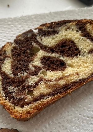 Una foto de Budín marmolado