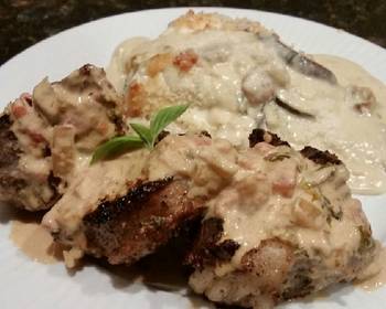 Popular Cuisine Brads lamb chops w vodka tomato basil cream sauce Most Delicious