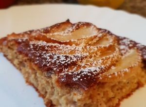Foto principal de Bizcocho de manzana y avena integral