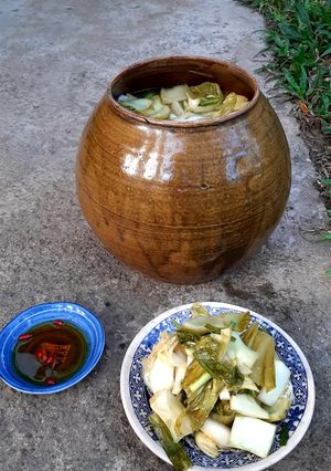 Hình của món Dưa cải muối.