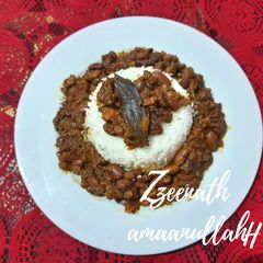 A picture of Rajma Chawal.