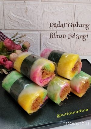Foto resep Dadar Gulung Bihun Pelangi