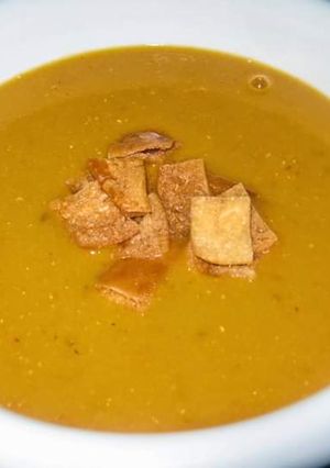 صورة لوصفة شوربه عدس