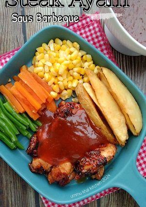 Foto resep Steak Ayam / Chicken Steak Saus Barbeque