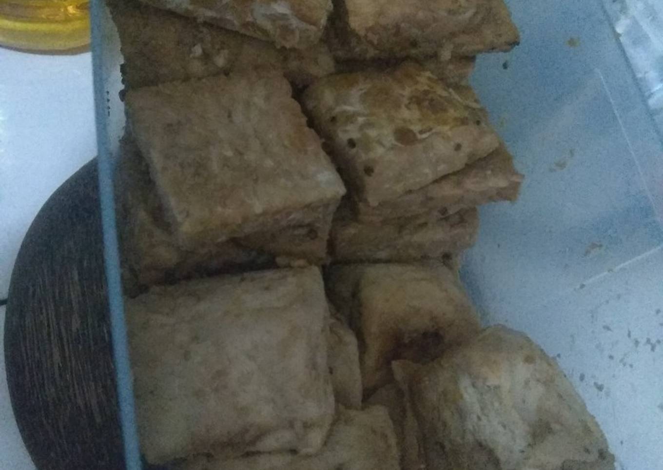 Bacem hitam khas jogja (tempe,tahu, telor,ayam)