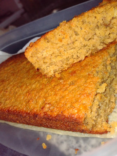 Una foto de Budín de avena con naranja y banana