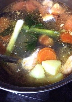 Foto resep Sup salmon