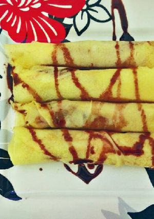 Foto resep Dadar pisang simple