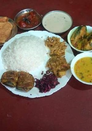 #মিক্স থালি রেসিপির প্রধান ছবি