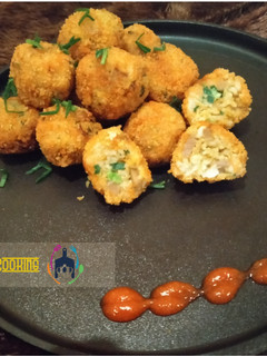 Foto resep 15. Bola-Bola nasi sosis
