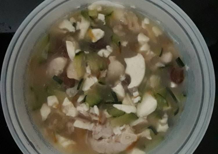 Sup ikan kacang merah