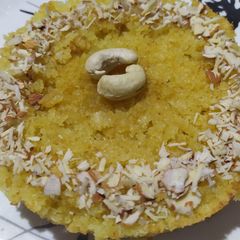 Besan sooji dryfruits eggless cake recipe A picture of Besan sooji dryfruits eggless cake recipe.