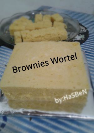 Foto resep Brownies Wortel Tanpa Pelembut, Pengembang dan Pengawet