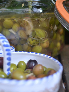 Una foto de Aceitunas aliñadas caseras