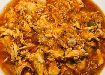 Update, Making Recipe Shredded Chicken  Tomato  Soup  Delicious Perfect