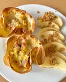 Canasticas de tortilla y huevo (desayuno fácil)