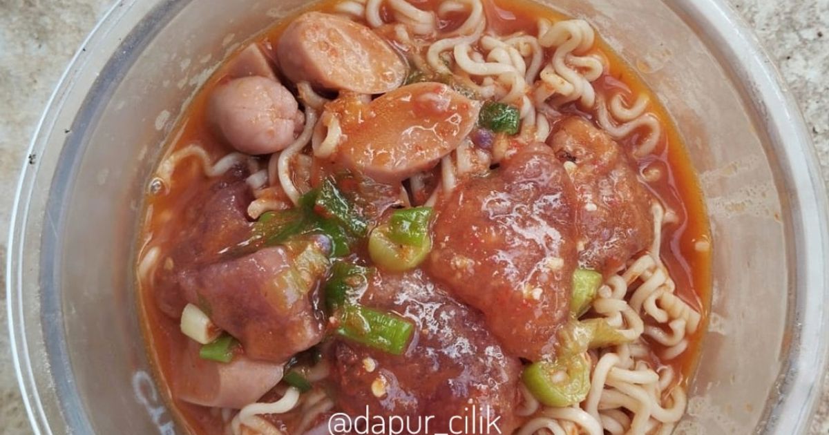 Seblak Cireng Sosis Mie