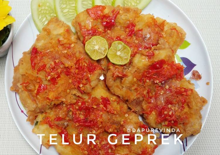 Resep Telur Geprek Anti Gagal