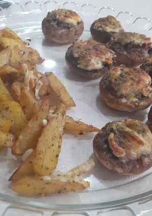عکسی از دستور قارچ شکم پر