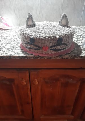 Una foto de Torta gatito para mi princesa!! 😍😍