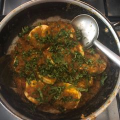 A picture of Egg masala.