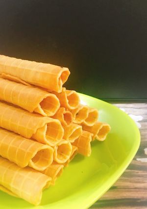 Hình của món Egg roll cookies.