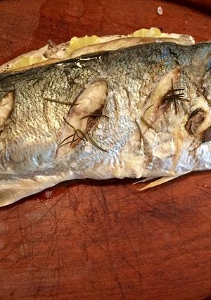 Una foto de Pescado entero al horno (gourmet, fácil y rápido)