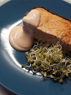 Una foto de Pastel de salmón