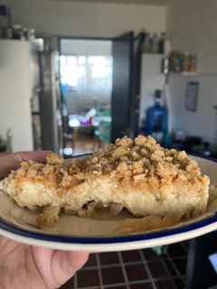 Una foto de Pastel de Manzana y yogurth