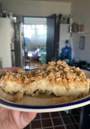 Una foto de Pastel de Manzana y yogurth