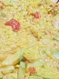 Arroz cremoso de pollo en Thermomix