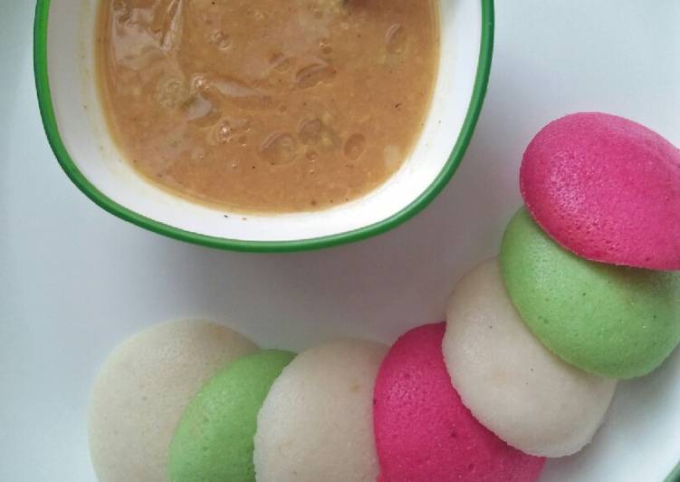 Colourfull idli