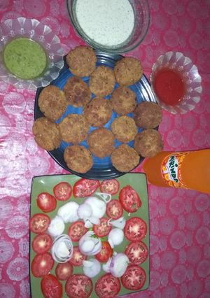 A picture of Shami kabab.
