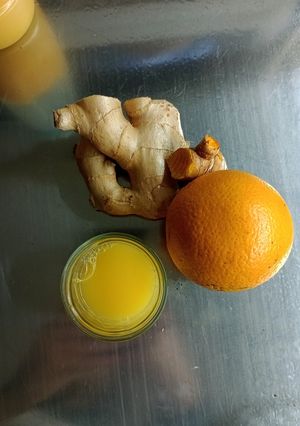 Una foto de Shots de jengibre para aumentar las defensas y energía 🫚☀️
