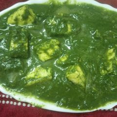 A picture of Homemade Palak  Paneer.
