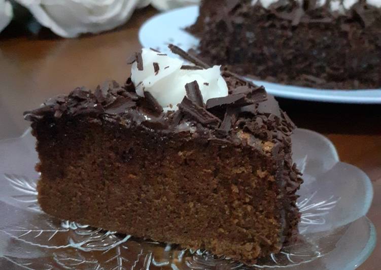 Langkah Mudah untuk Membuat Basic Chocolate Cake/kue ultah Anti Gagal